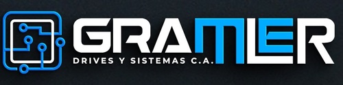 Logo oficial de Gramler Drives y Sistemas C.A., especialistas en variadores de frecuencia y automatización industrial